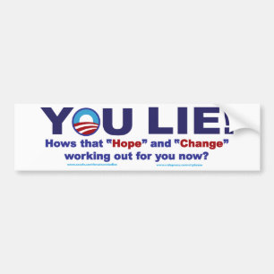 YOU-LIE-2 BUMPER STICKER
