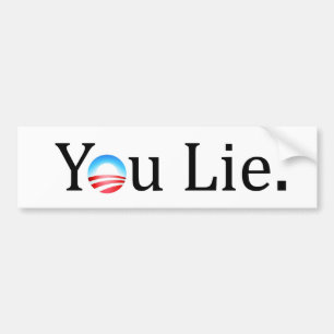 You Lie Anti-Obama Bumper Sticker