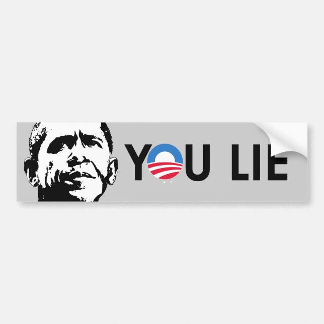 You Lie Bumper Sticker (Front)