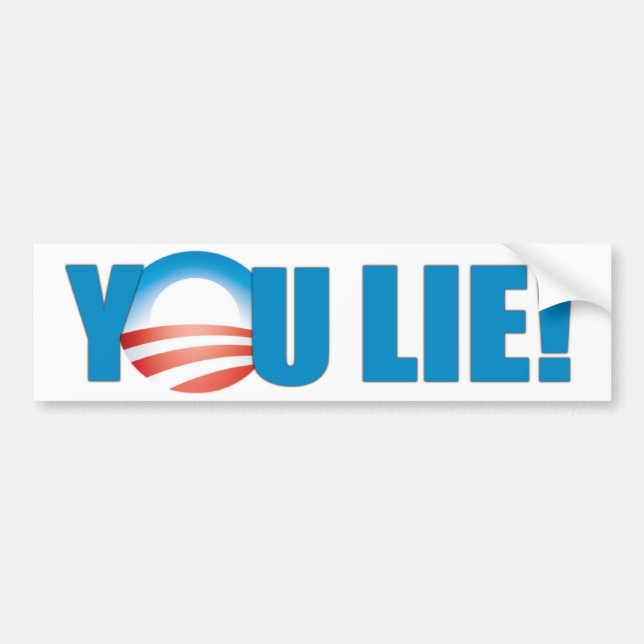 You Lie! Bumper Sticker (Front)