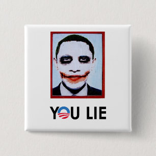 You Lie Bumper Sticker 15 Cm Square Badge