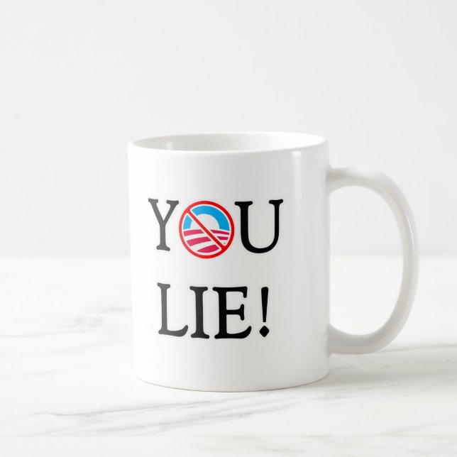 You Lie T Shirt Coffee Mug (Right)