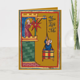You Lift Me Holiday Card