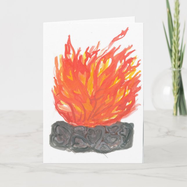 You light my campfire thank you card (Front)