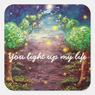 You Light Up My Life Firefly Sticker