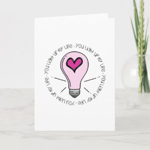 You Light Up My Life Holiday Card