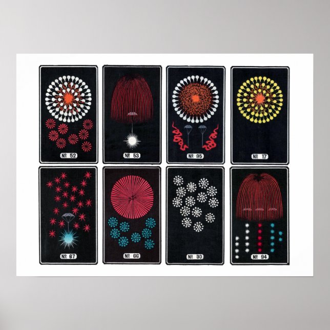 You Light Up My Life, Japanese Fireworks Graphic  Poster (Front)