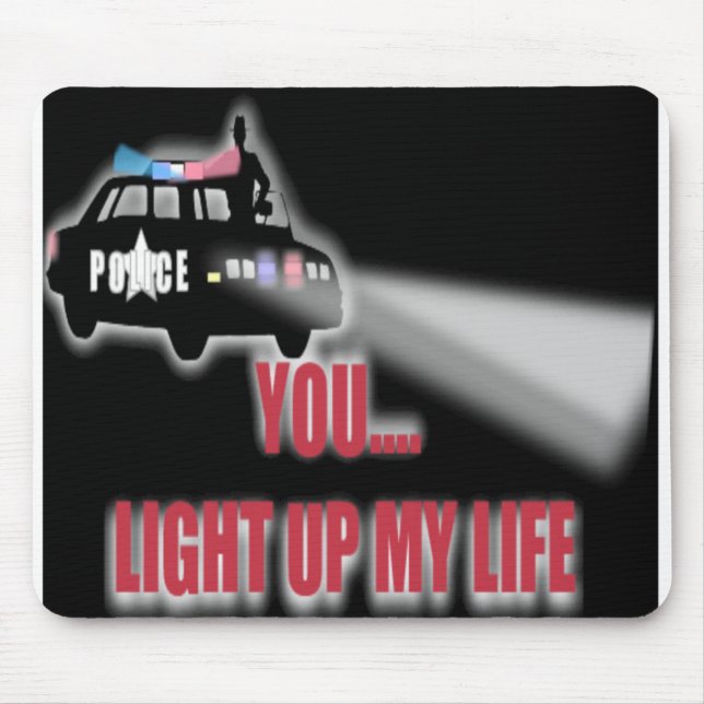 you light up my life mouse mat (Front)