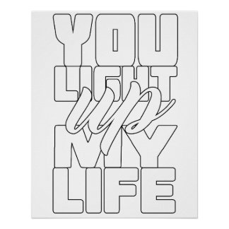 You Light Up My Life Poster