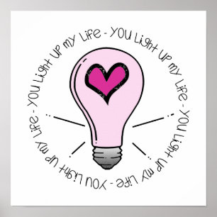 You Light Up My Life Poster