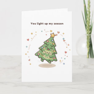 You Light Up My Season Puchi Dōshi Christmas card