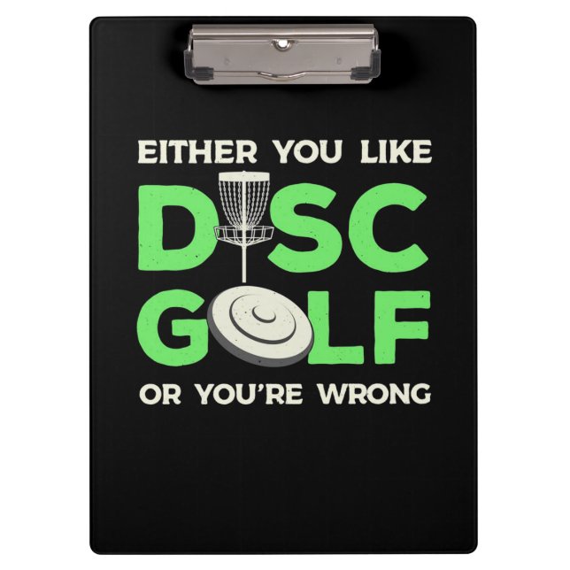 You Like Disc Golf Clipboard (Front)