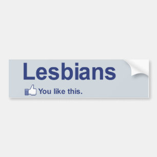 YOU LIKE LESBIANS BUMPER STICKER