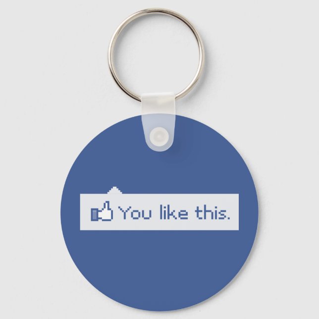 You Like This Funny Facebook Key Ring (Front)