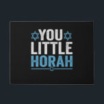 You Little Horah Hanukkah Funny Jewish Saying Gift Doormat<br><div class="desc">chanukah, menorah, hanukkah, dreidel, jewish, Chrismukkah, holiday, horah, christmas, </div>
