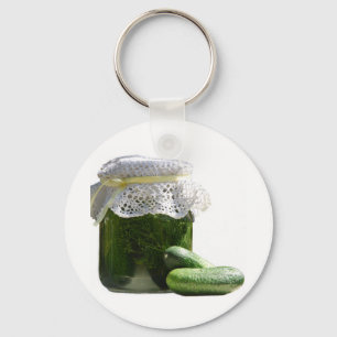 You look as cool as a cucumber. key ring