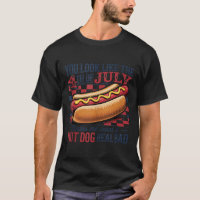 You Look Like 4th Of July Retro Hotdog Patriotic M