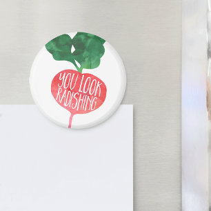 You Look Radishing   Veggie Pun Magnet