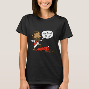 You Mad Bro - Funny Christian Jesus And Devil  T-Shirt