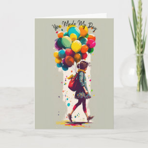 You Made My Day - Thank You Card