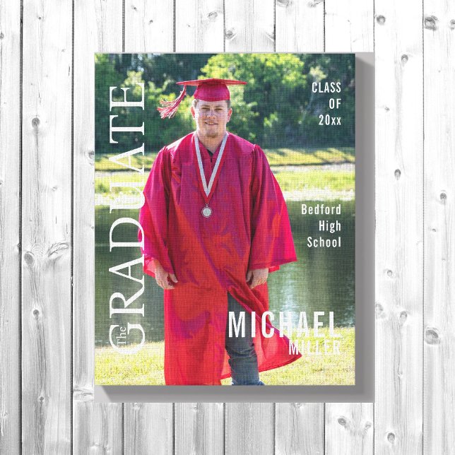 You Made the Cover of The Graduate Photo Magazine Canvas Print (Creator Uploaded)