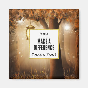 You make a Difference Magical Forest Fairy Lights Magnet