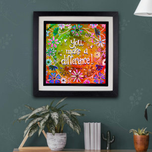 You Make a Difference Poster