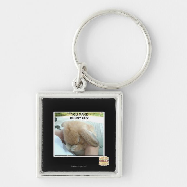 You make bunny cry key ring (Front)