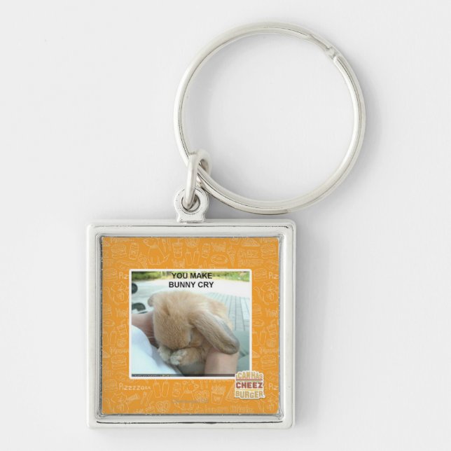 You make bunny cry key ring (Front)