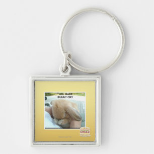 You make bunny cry key ring
