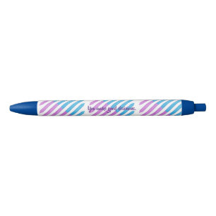 You make good decisions, Stripes Affirmation Pens