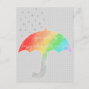You Make Me Happy postcard