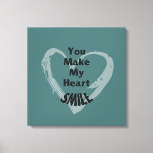 You Make Me Smile Canvas Print