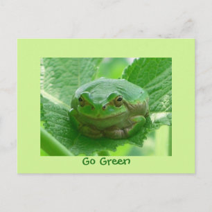 You make me smile - frog card - Customised