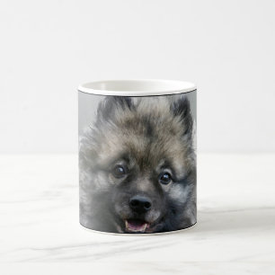 "You make me smile" Keeshond coffee mug