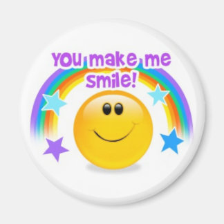 you make me smile! magnet