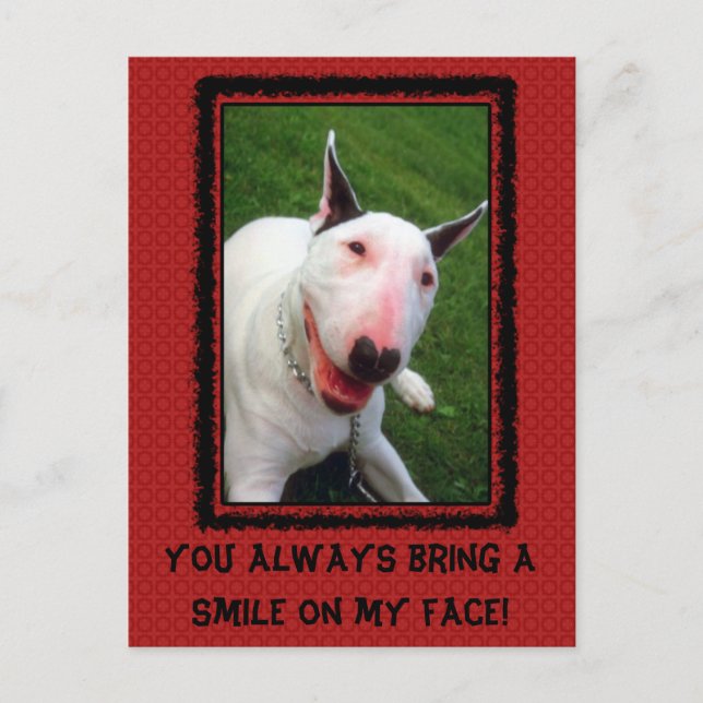 You Make Me Smile Postcard (Front)