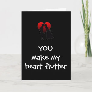 "YOU MAKE MY HEART FLUTTER" HOLIDAY CARD