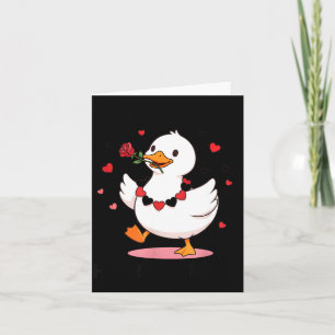 You Make My Heart Go Honk Funny Goose Valentine’s  Card