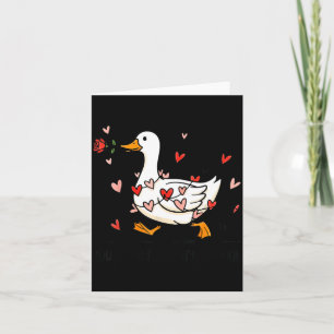You Make My Heart Go Honk Funny Goose Valentine Sa Card