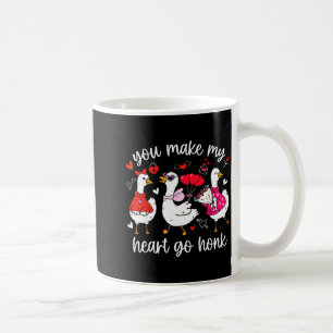 You Make My Heart Go Honk Funny Silly Valentine Go Coffee Mug