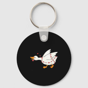 You Make My Heart Go Honk Goose Valentine Key Ring