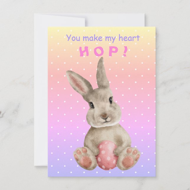 You Make My Heart HOP! Bunnies and Chicks  (Front)