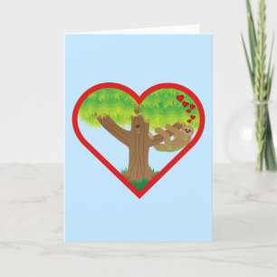 You make my heart SLOW Happy Card