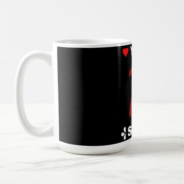 You Make My Heart Smile Coffee Mug (Left)