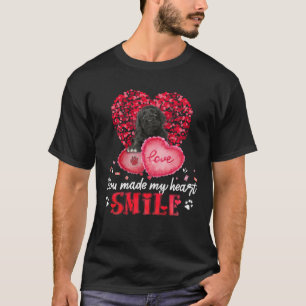 You Make My Heart Smile Portuguese Water Dog With T-Shirt