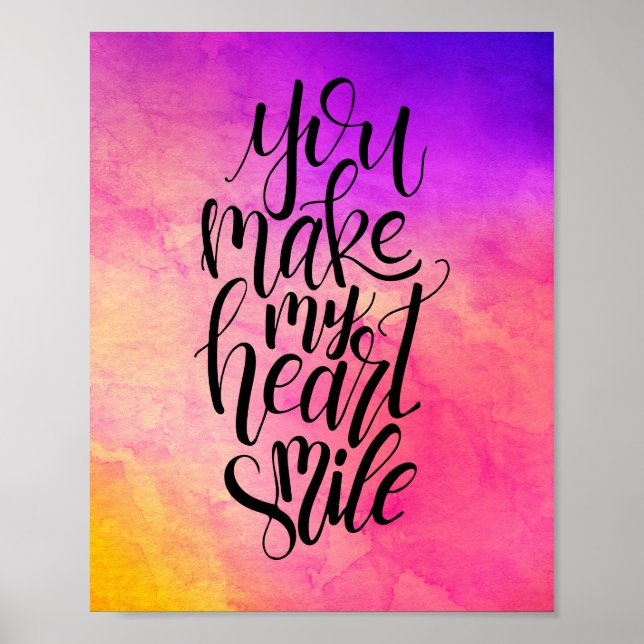 You Make My Heart Smile Poster (Front)