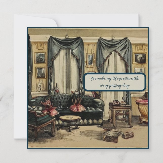 You make my life sweeter with every passing day card (Front)