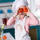 You Make The World A Better Place Apron<br><div class="desc">Empower a special child with this lovely boho watercolor rainbow,  "You make the world a better place" apron! Matching collection available!</div>
