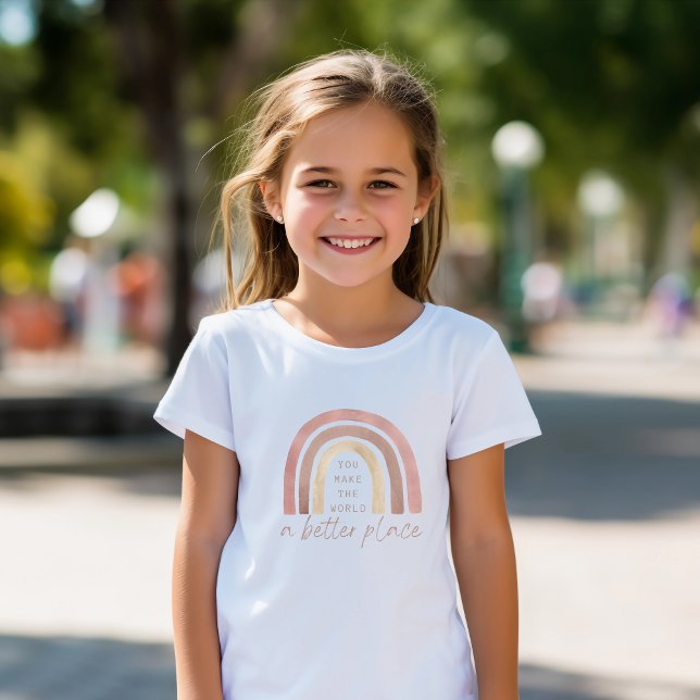 You Make The World A Better Place T-Shirt (Empower a special child with this, "You make the world a better place" t-shirt! Matching collection!)